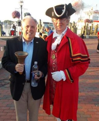Squire Frederick with Maryland Governor Larry Hogan